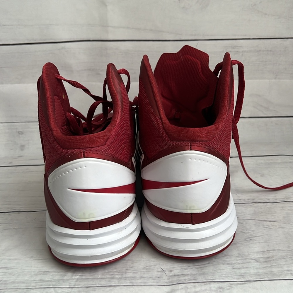 Summer Sale: Nike Hyperdunk TB Maroon High Top 524882-600 Mens Size: 17 - Picture 6 of 10